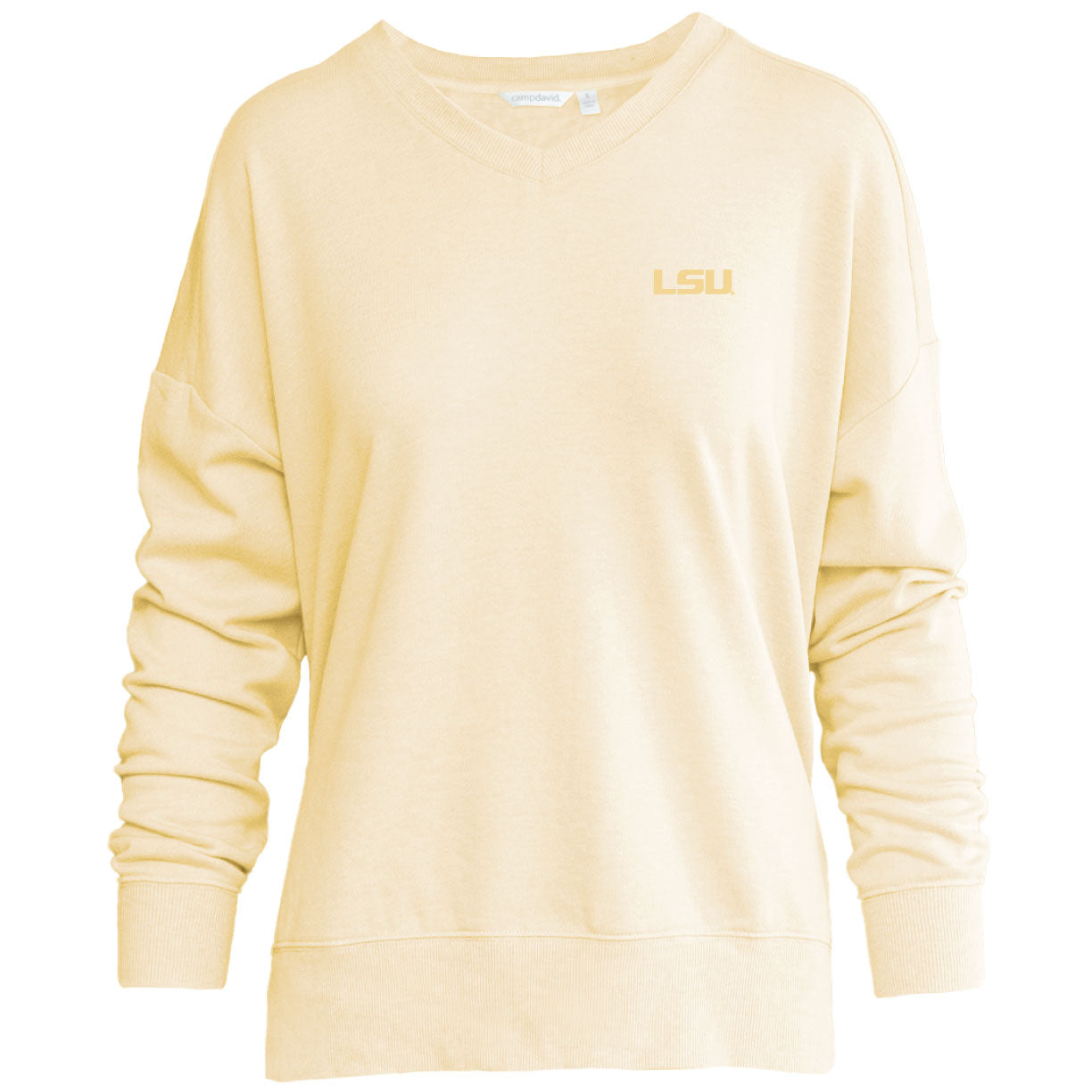 Camp David Women's LSU Weekend V-Neck Butter Fall 26