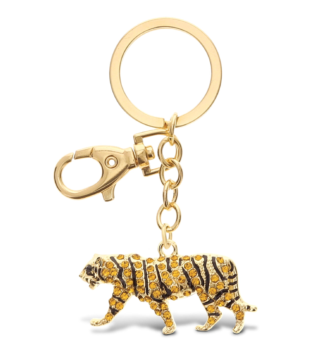 Charms Gold Sparkling Tiger CG