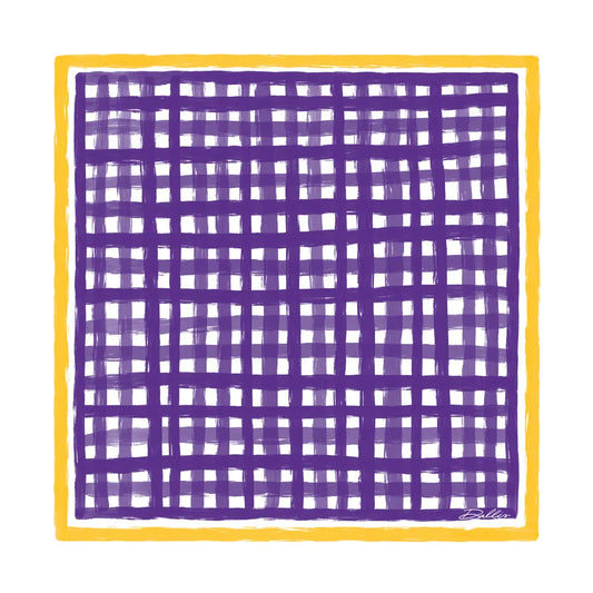 Scarf the Mariposa Purple & Gold