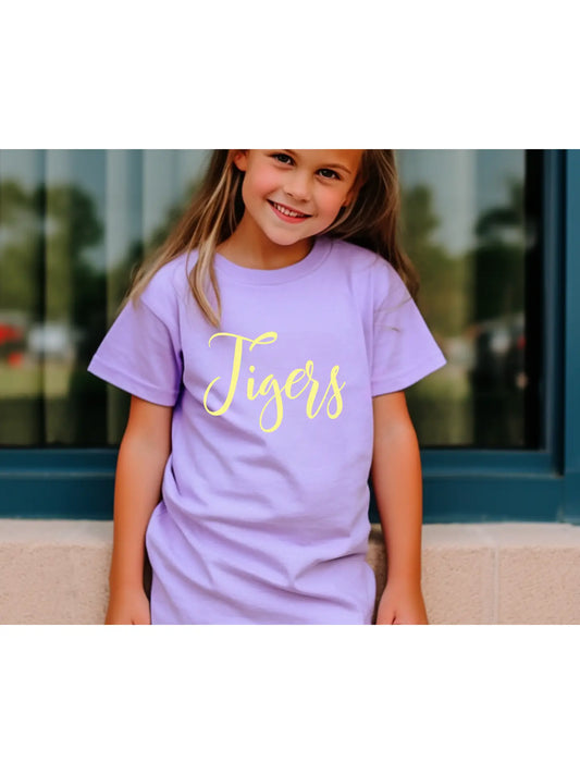 LSU Tigers Youth Comfort Colors T-Shirt