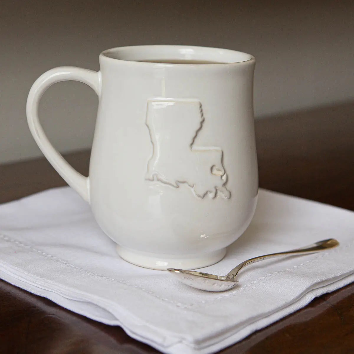 Coffee Mug Louisiana Embossed RS