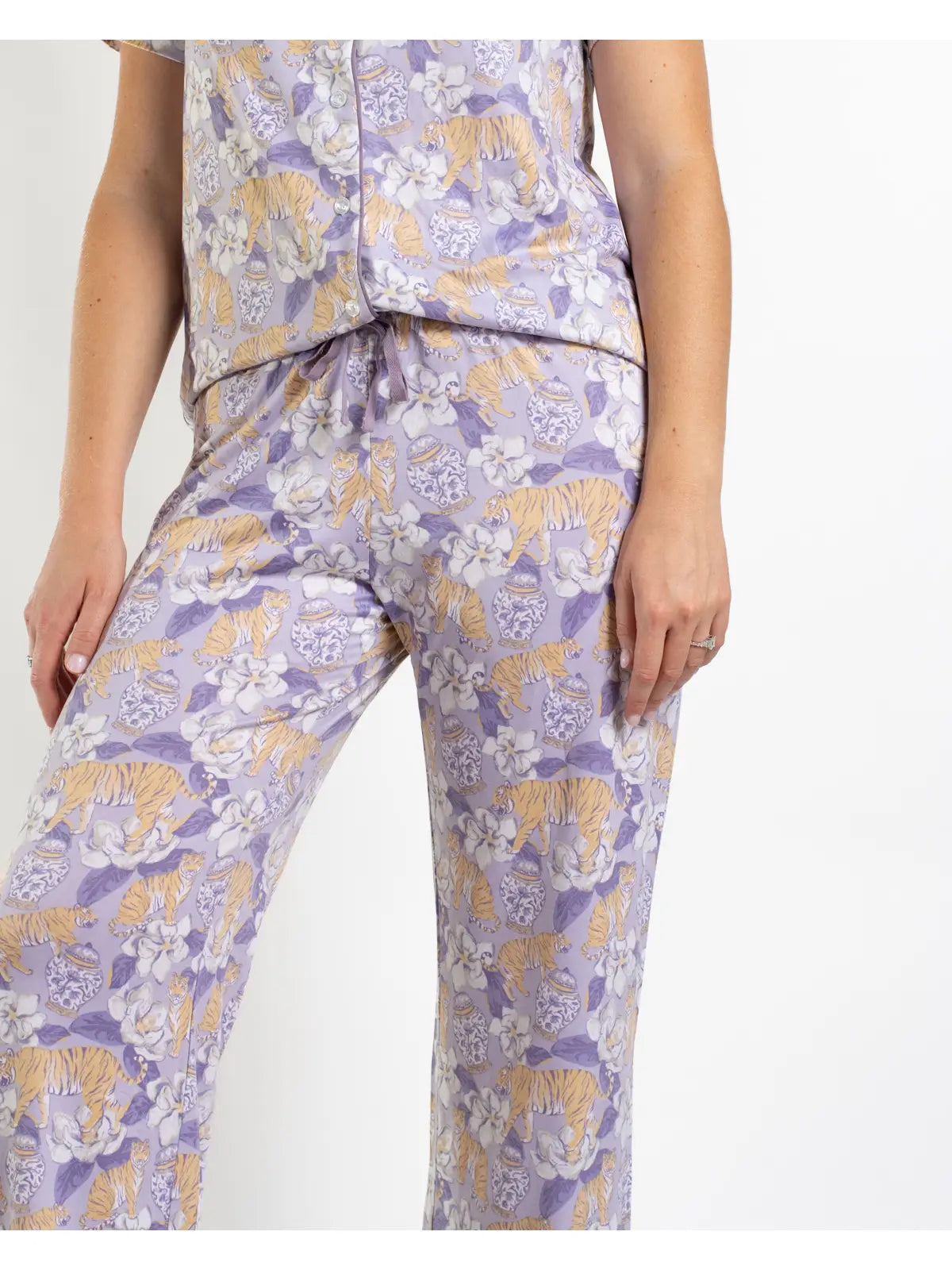 Women's Chinoiserie Tiger Sleep Pants