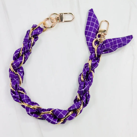 Scarf Seraline Purse Chain Purple