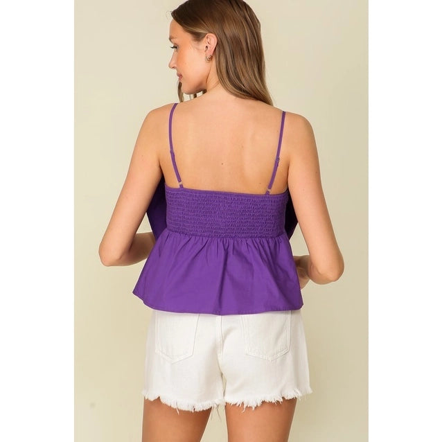 Women's Front Bow Knit Top