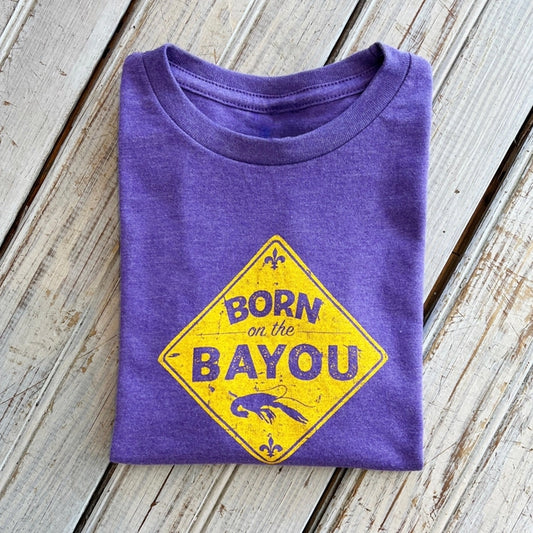 Kid's T-Shirt  Born on the Bayou