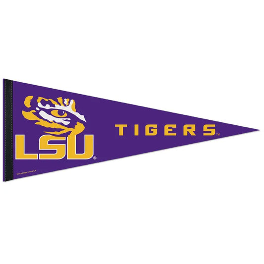 LSU Tigers Pennant Premium 12" x 30