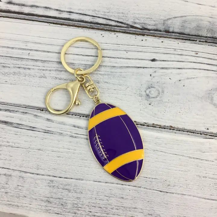 Keychain Purple & Gold