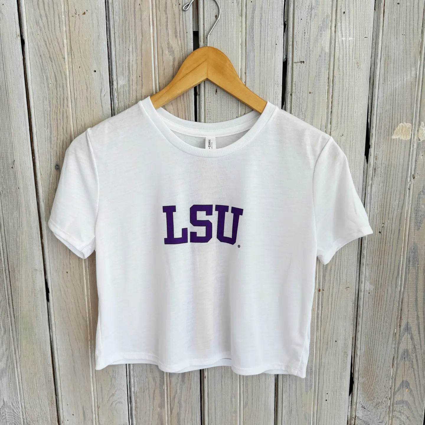 LSU Tigers Women's Jt  X Crop Top
