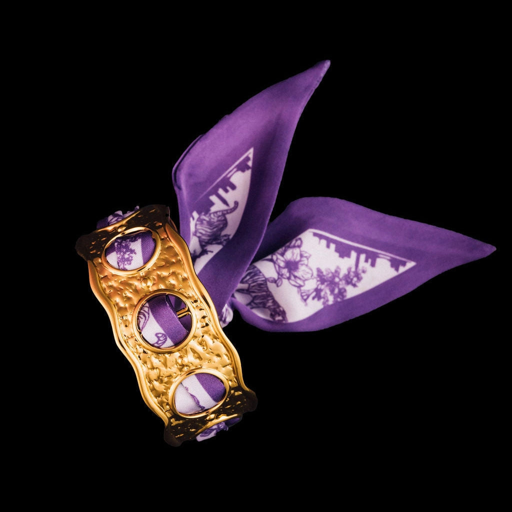 Bracelet Scarf Geaux Cuff