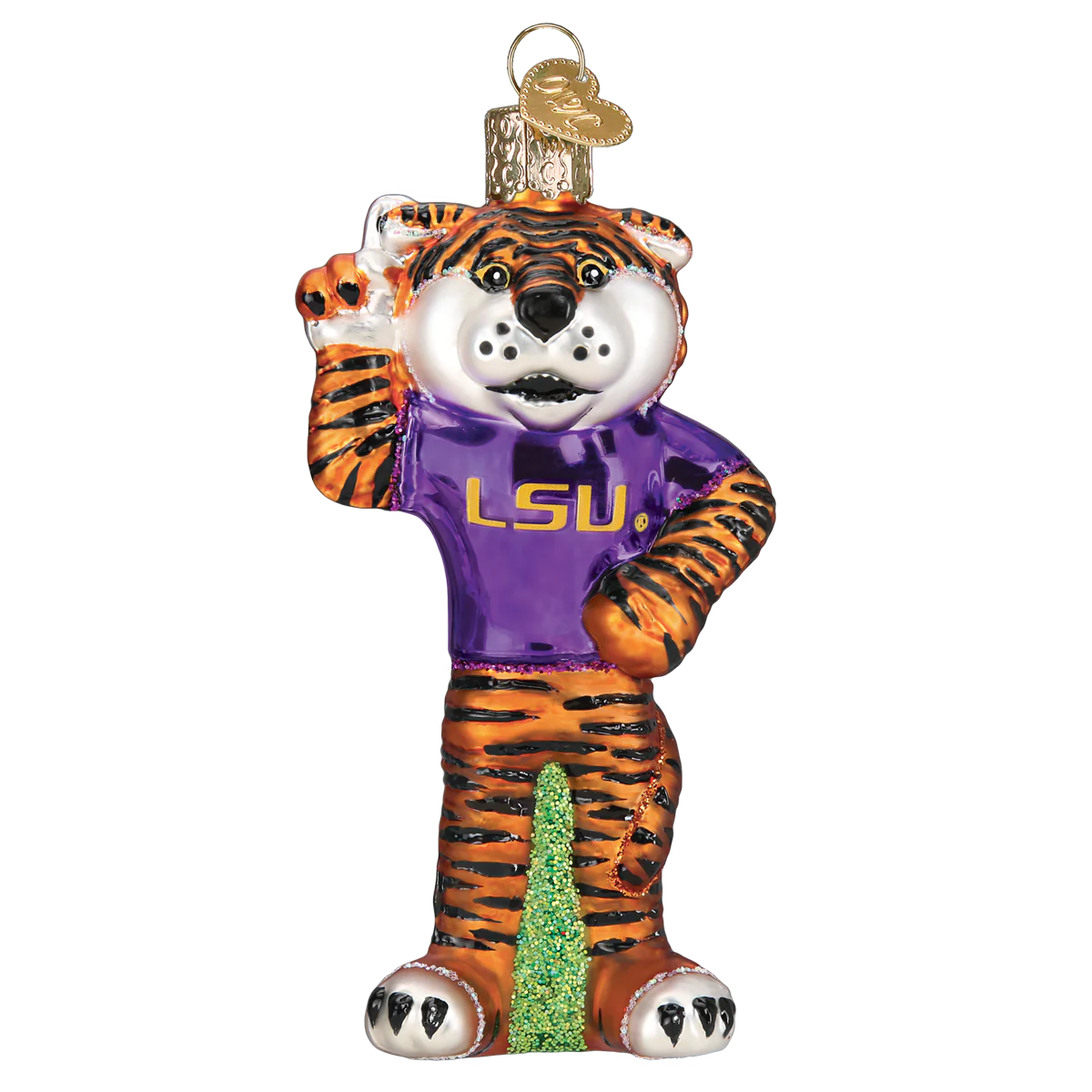 LSU Tigers Mike the Tiger Ornament