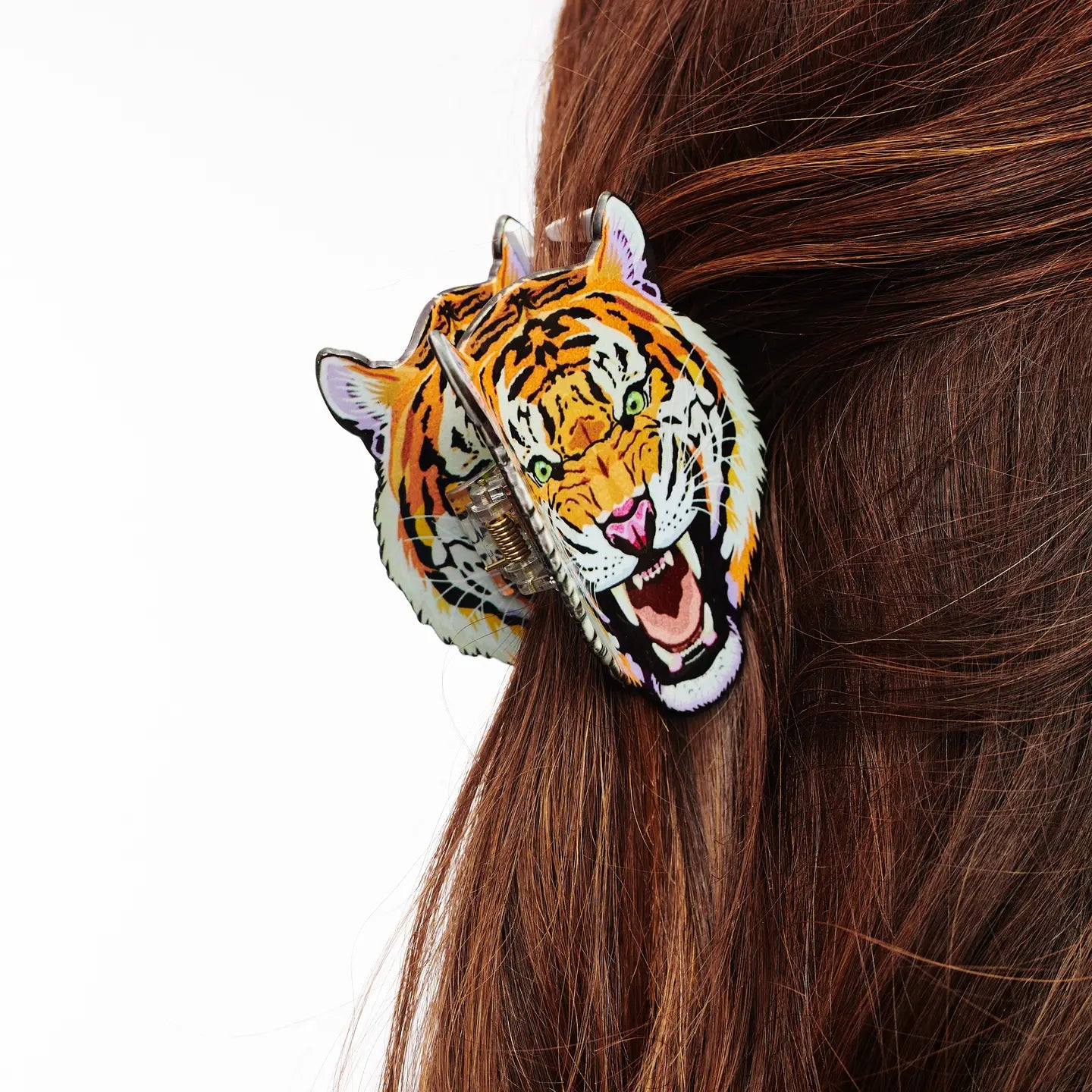 Tiger Head Claw Clip
