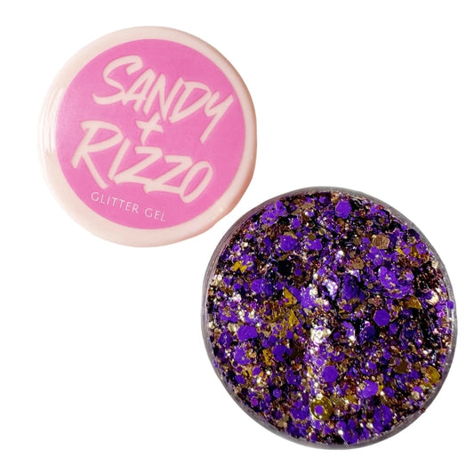 Glitter Gel Purple & Gold