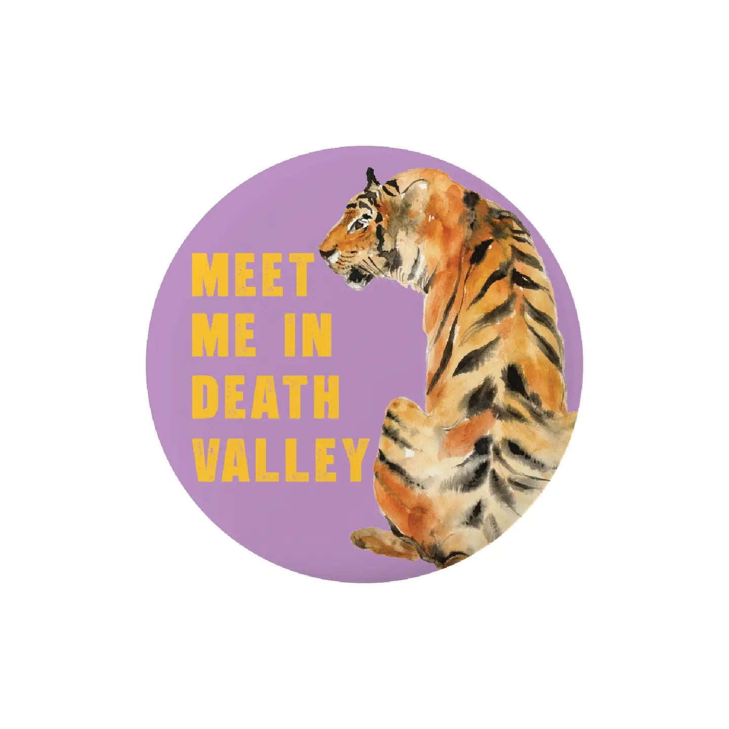 LSU Tigers Button Meet Me in Tiger Stadium