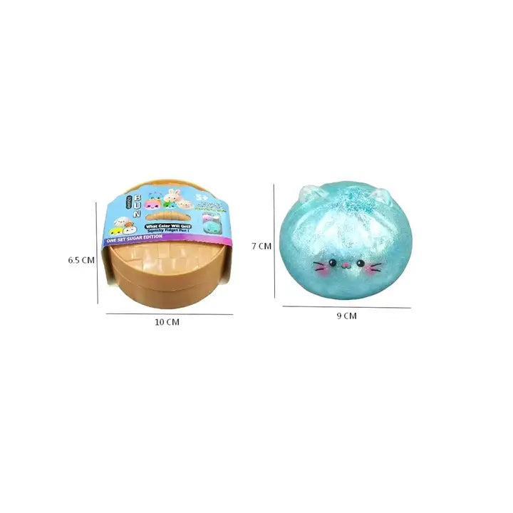 Squishy Dumpling Metallic Steamed Bao Bun Stress Releaf