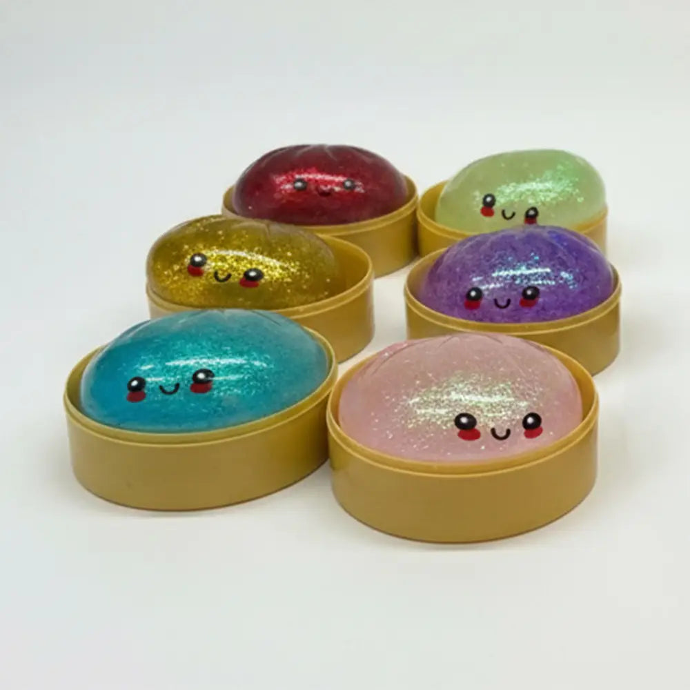 Dumpling Squishy Glitter  Mystery Stress Release Toy