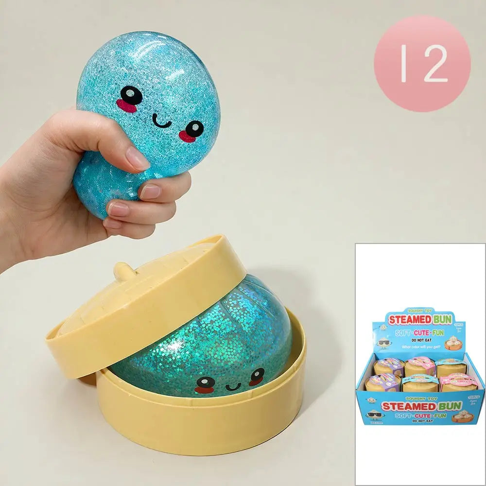 Dumpling Squishy Glitter  Mystery Stress Release Toy
