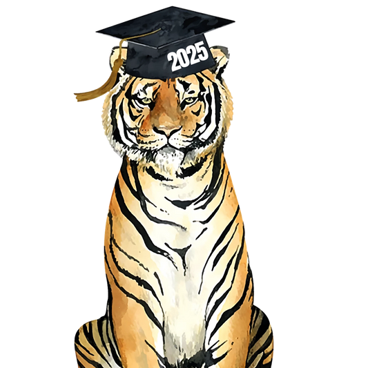 Yard Sign 2025 Graduation Tiger