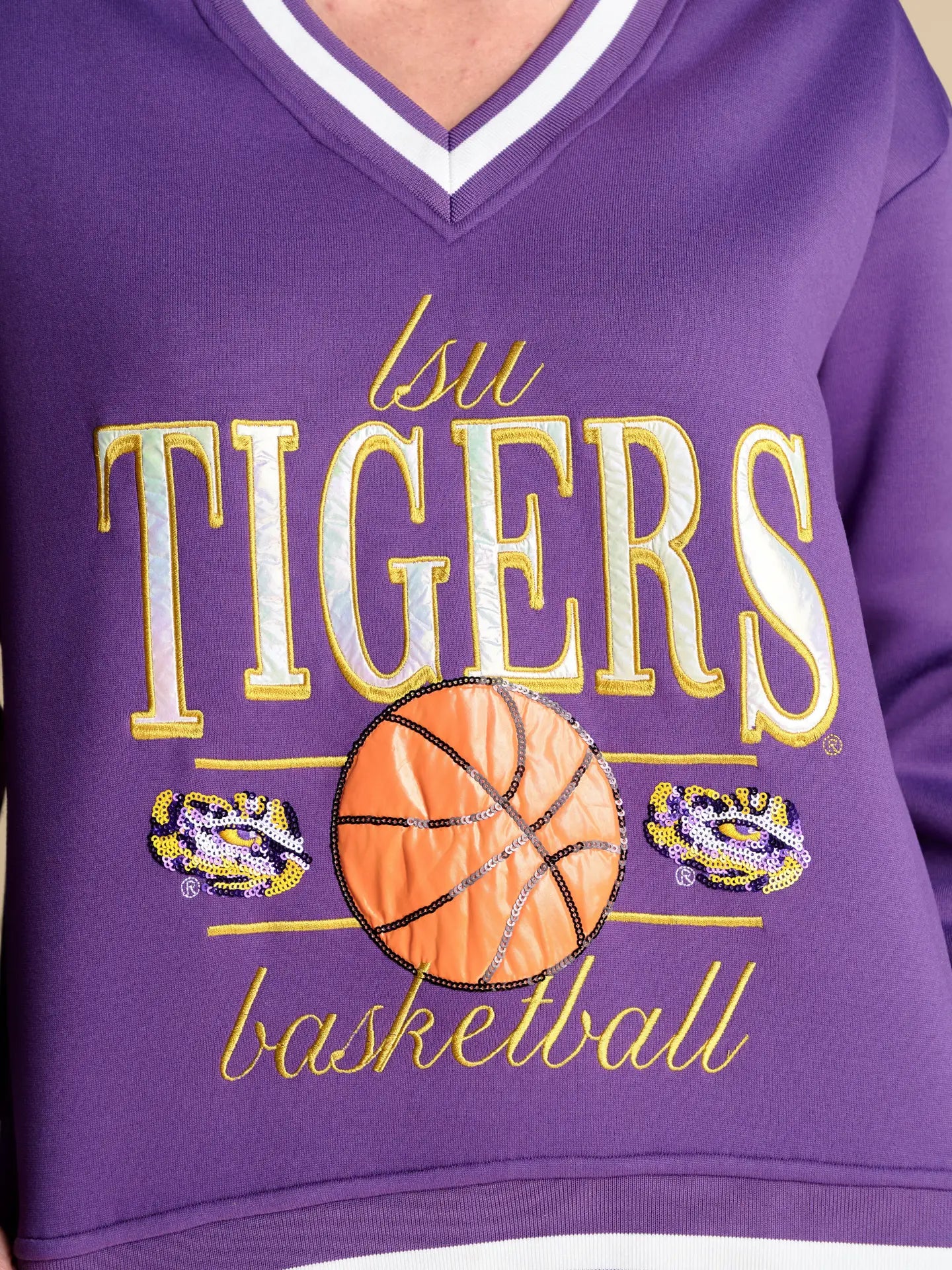 Stewart Simmons LSU Women's Courtside Pullover