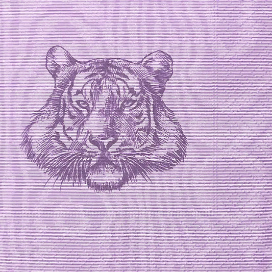 Cocktail Napkins Set Purple