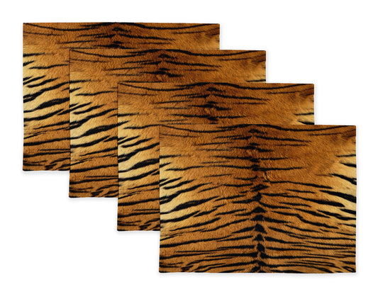 Placemate Rectangular Tiger Stripe Linen Set of 4