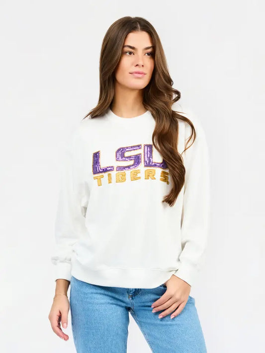 LSU Tigers Women's Sweatshirt Sarah Logo