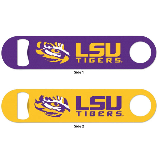 LSU Tigers Bottle Opener Metal 2 Sided