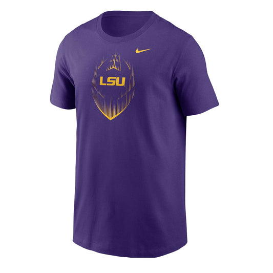 LSU Tigers Nike Boy's Legend T-shirt Football Design