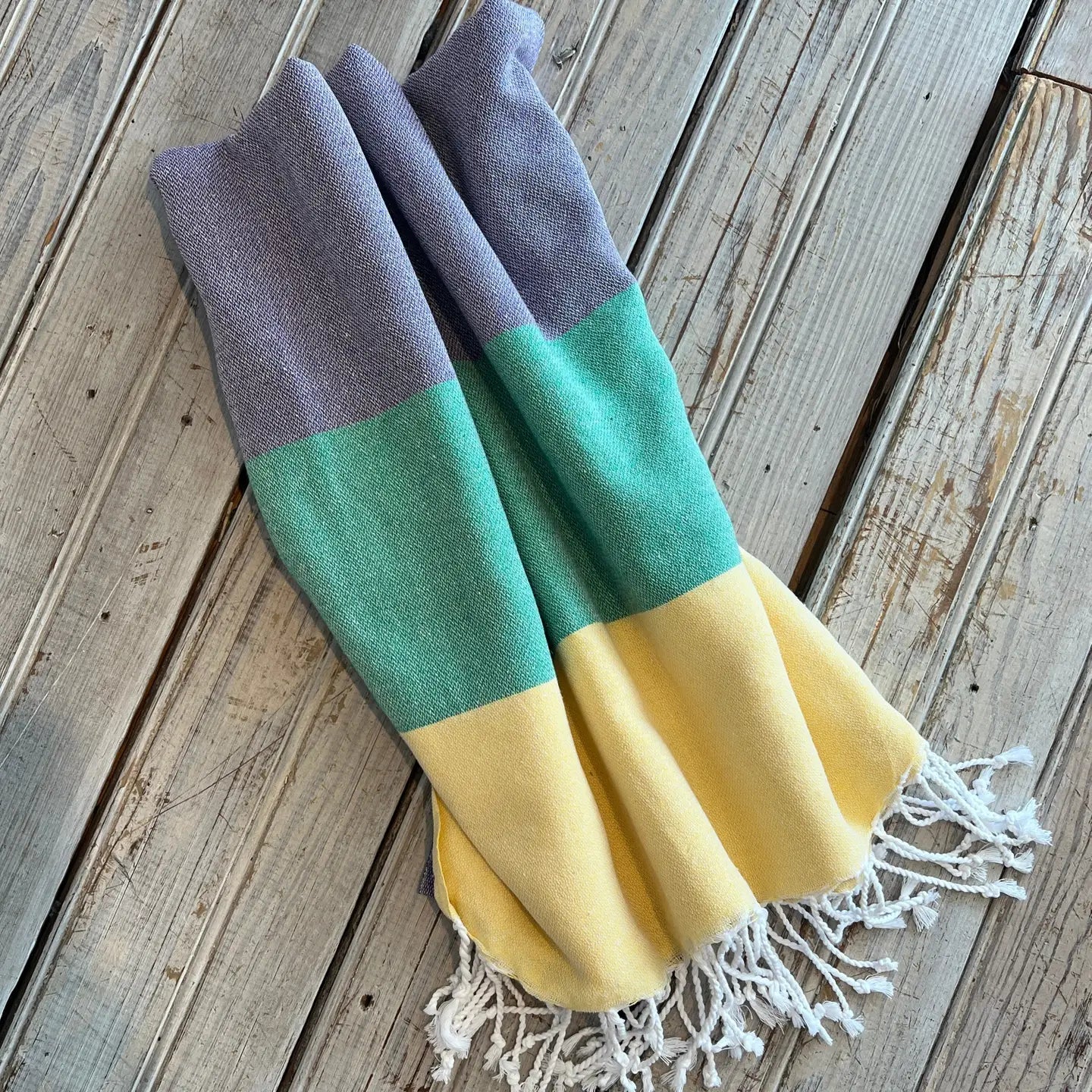 Scarf Mardi Gras Turkish Loomed