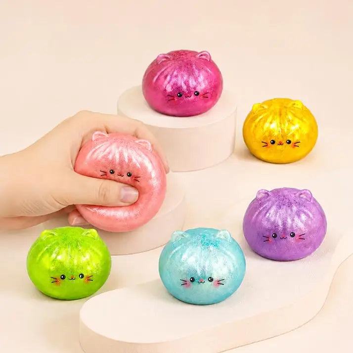Squishy Dumpling Metallic Steamed Bao Bun Stress Releaf