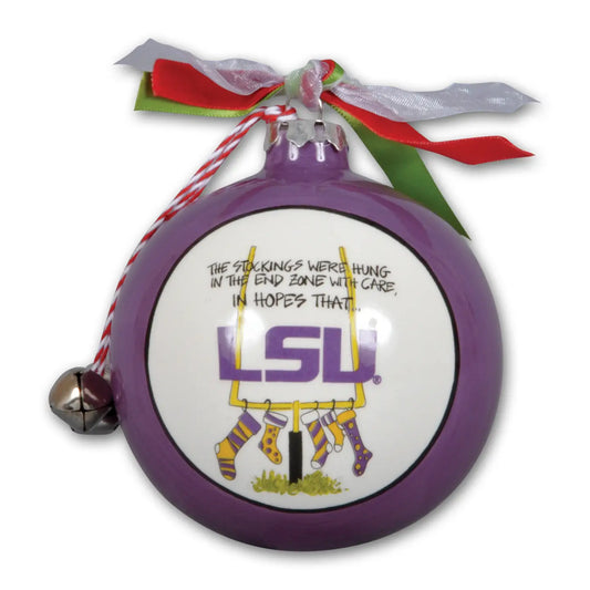 LSU Tigers Stocking Christmas Ornament Magnolia Lane