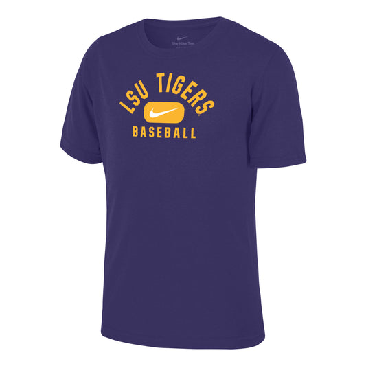 LSU Tigers Nike Kid's T-Shirt Legend Baseball Spring 24
