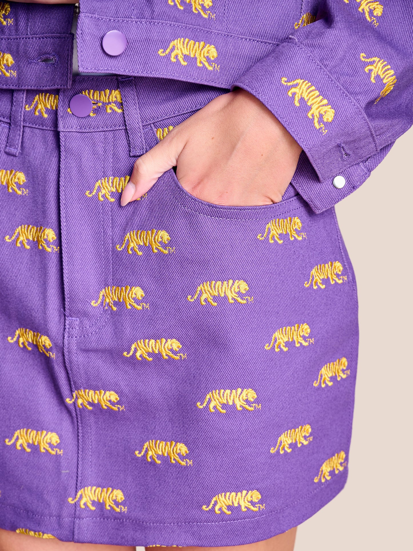 LSU Tigers Women's Tailgate Twill Mini Skirt