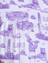 LSU Tigers Onesie Team Toile Puff Sleeve