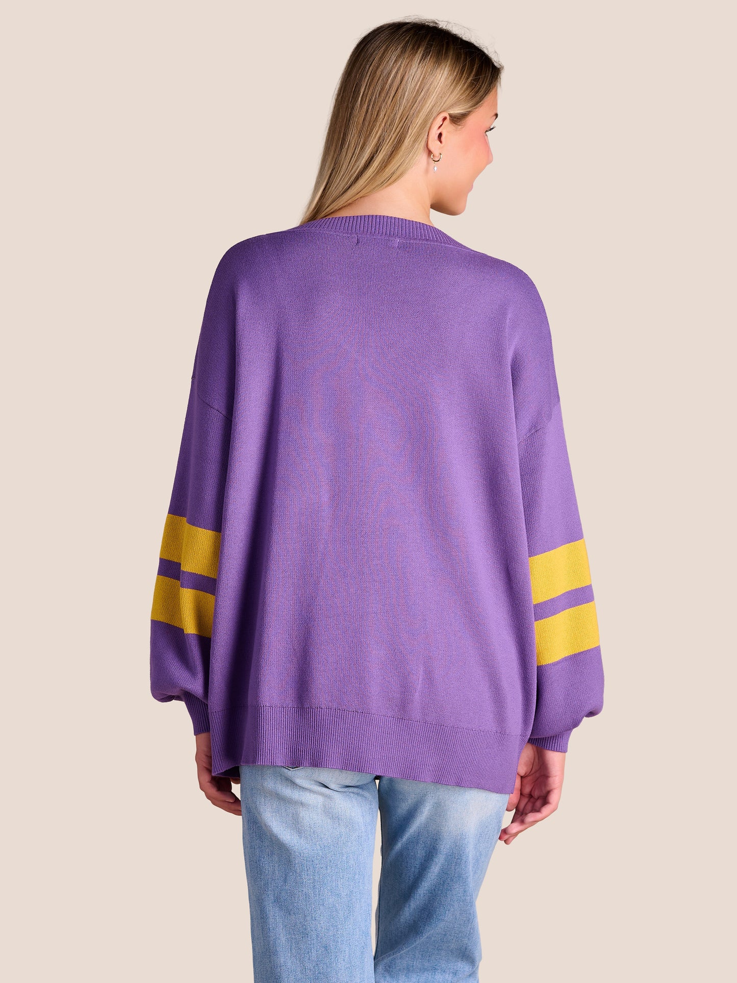 LSU Tigers Women's Quad V-Neck Sweater