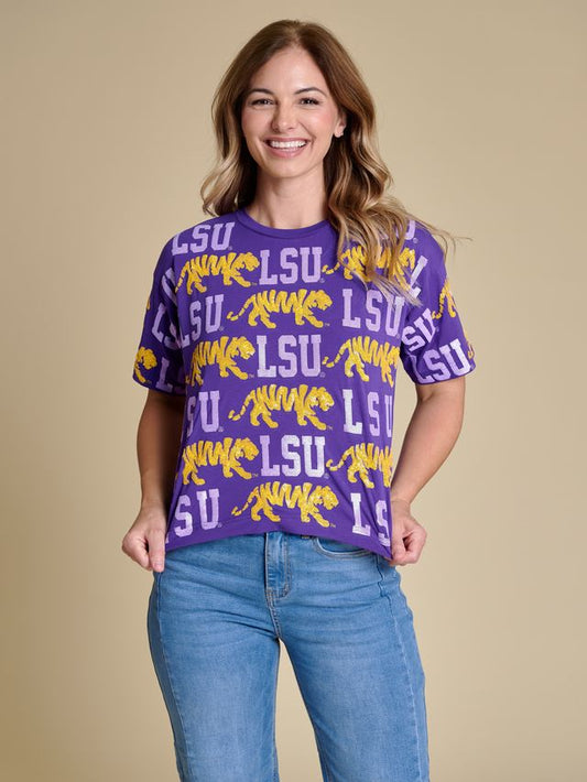 Women's  T-Shirt Sequin Repeat