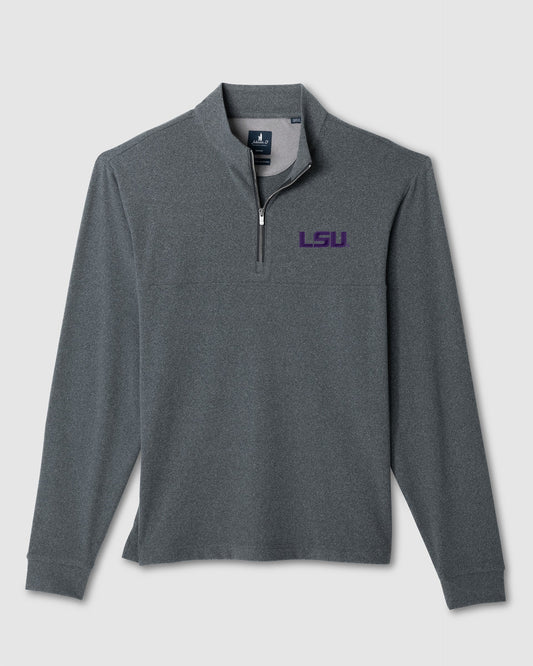 LSU Tigers Men's Quarter Zip Pullover Mikey Johnnie O