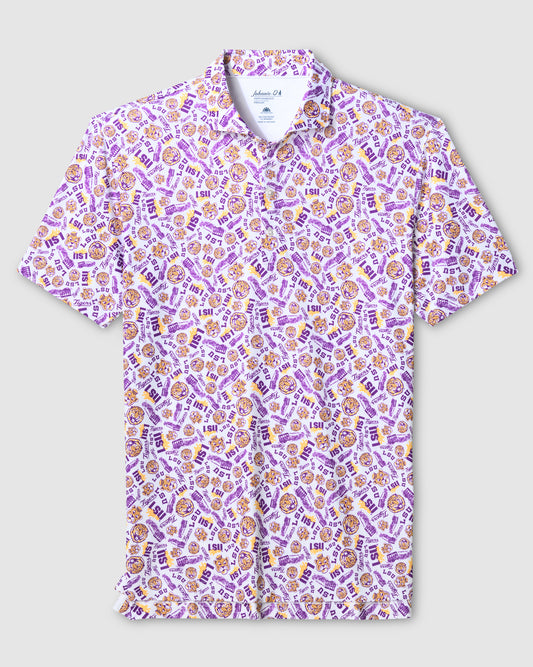 LSU Tigers Men's Polo Johnnie O Galvin Vault F26