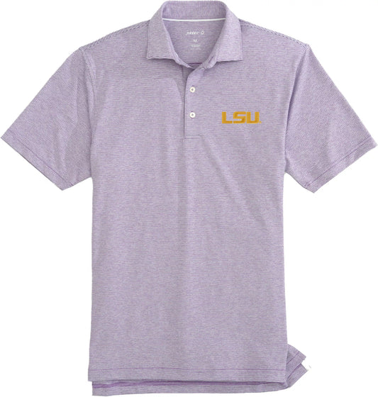 LSU Tigers Men's Polo Purple Lyndon Jonnie O