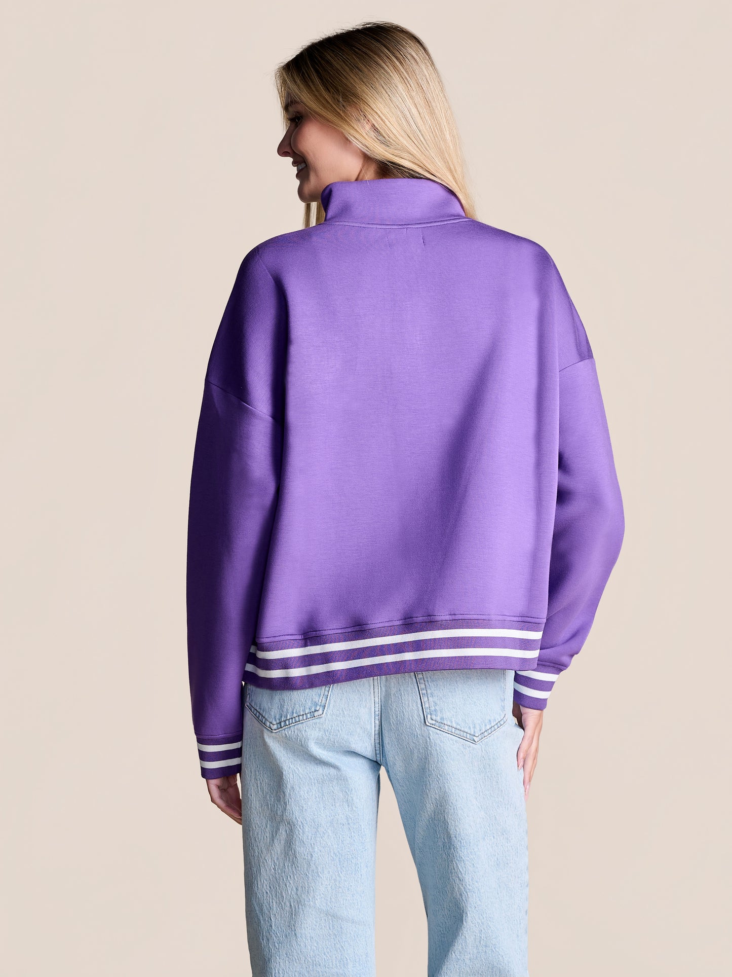 LSU Tigers Women's Campus Quarter Zip Pullover