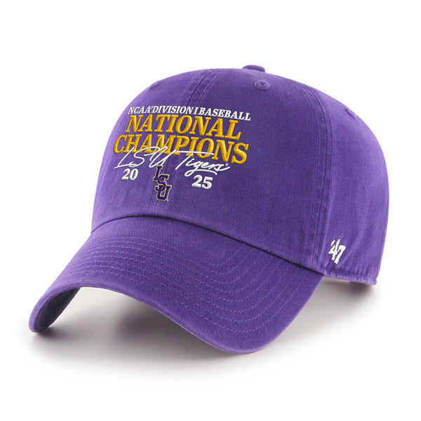 LSU Tigers 2025 CWS Champions Baseball 47 Brand Cap