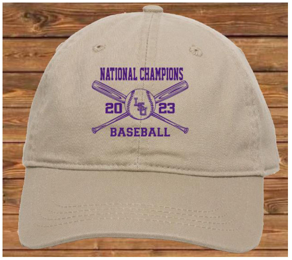 Unisex Top of the World Charcoal LSU Tigers 2023 NCAA Men's Baseball  College World Series Champions Mesh Back Adjustable Hat