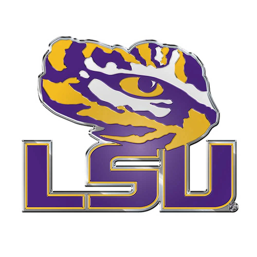 LSU Tigers Car Auto Emblem Acrylic LSU
