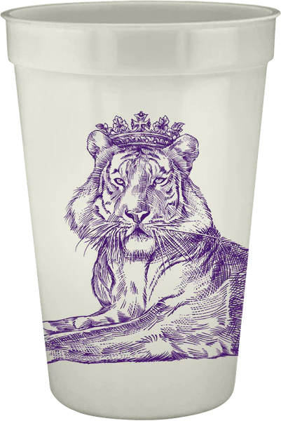 Cups Pearl Laissez Tiger 16oz 12 Per a Pack
