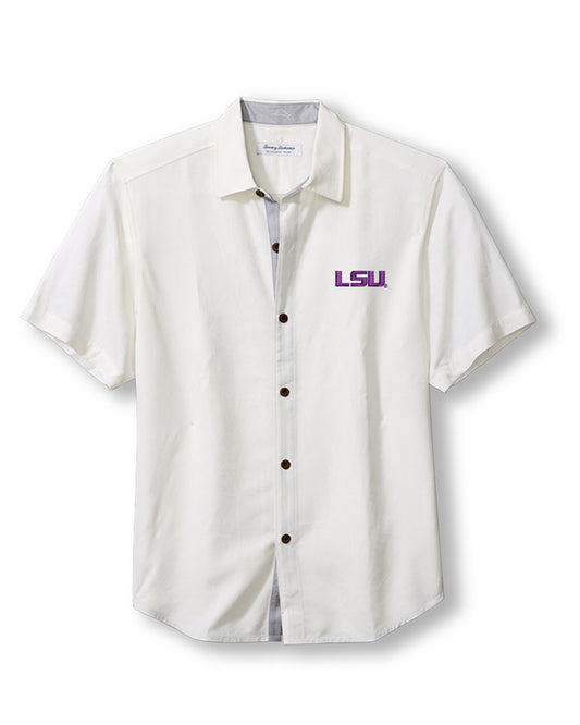 LSU Tigers Men's Shirt Sport Palm Vista