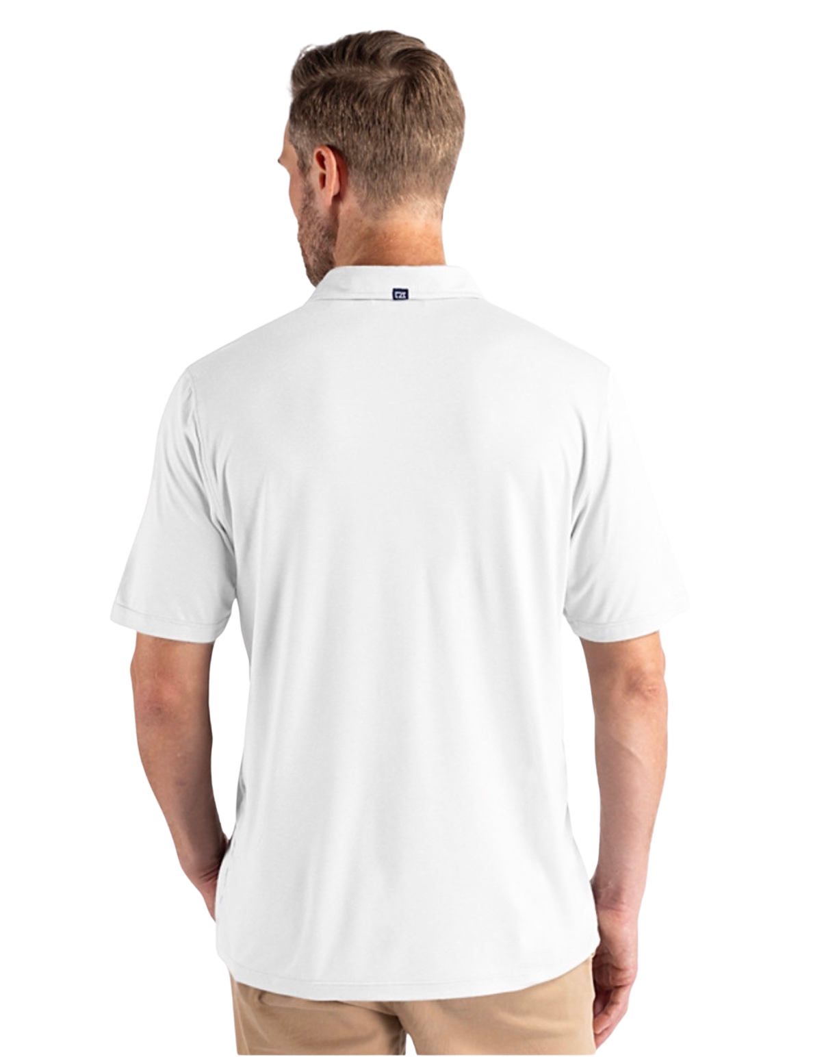 LSU Tigers Men's Polo Cutter & Buck Coastline Recycle Double Peached