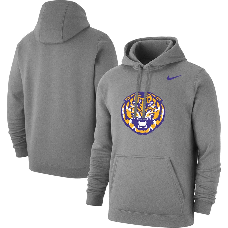 LSU Tigers Boy's Nike Fleece Club Pullover Hoodie