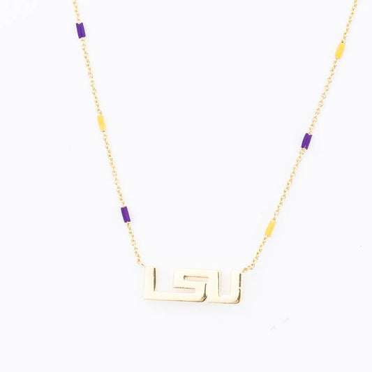LSU Tigers Necklace Pendant MM