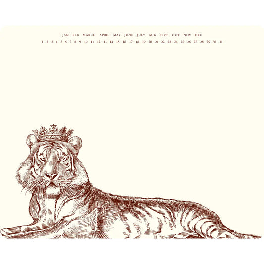 Royal Tiger Mousepad Notepad