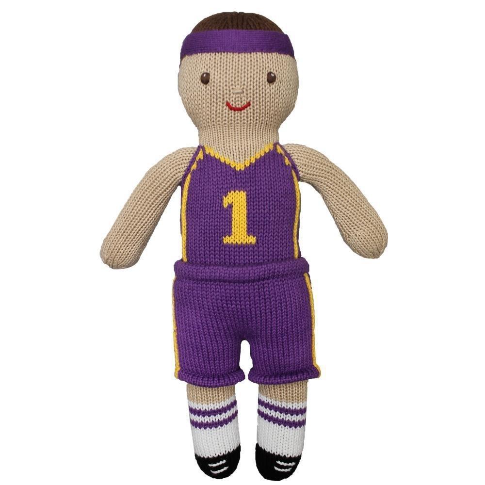 LSU Tiger Basketball Player Doll