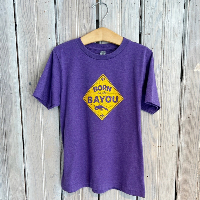 Kid's T-Shirt  Born on the Bayou